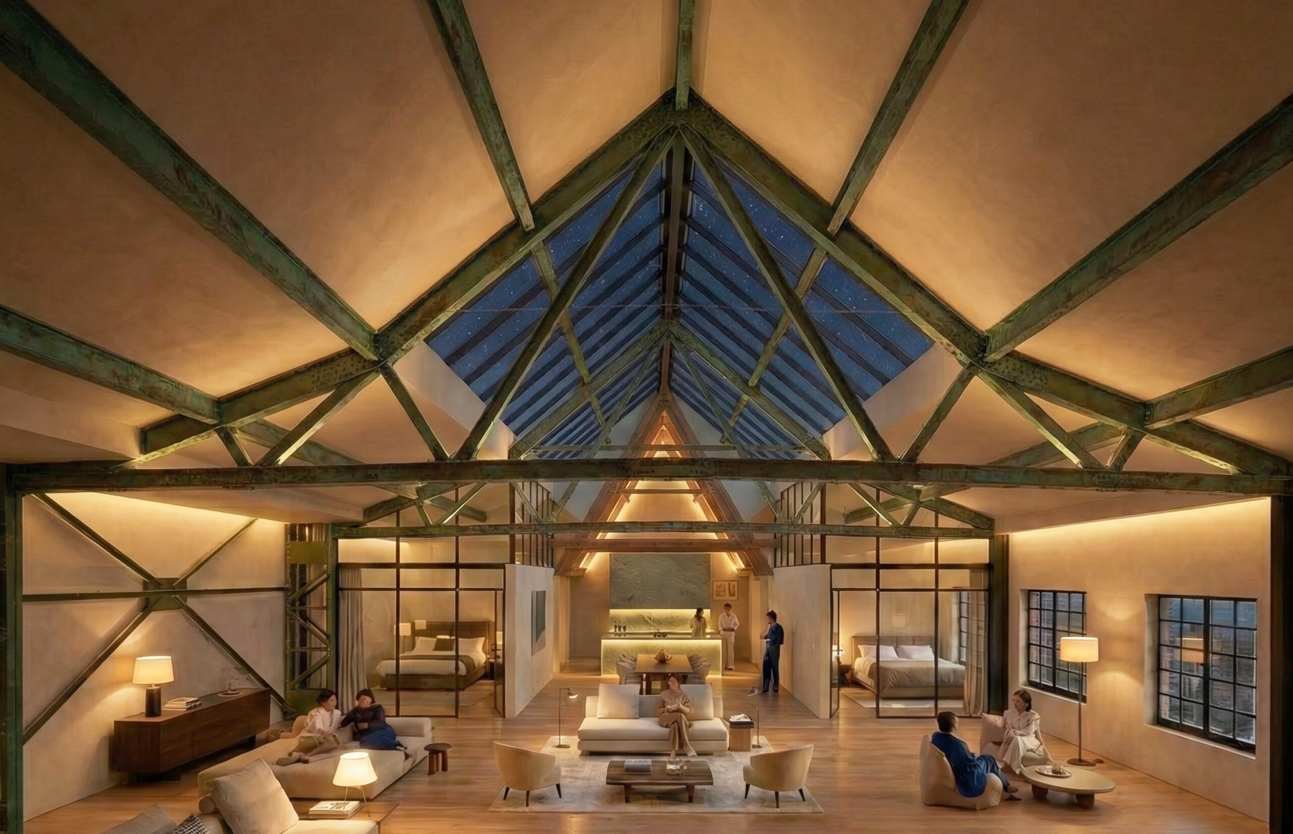 Penthouse in Amsterdam Visual 03 zU-studio architecture